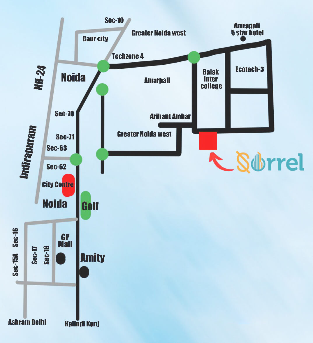 Sorrel Homes location